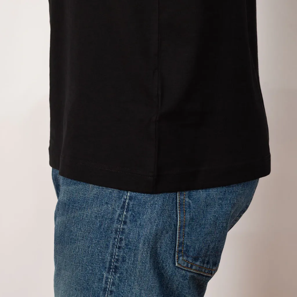 T-Shirts|Sunspel S/S Crew Neck T-Shirt - Black