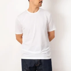 T-Shirts|Sunspel S/S Crew Neck T-Shirt - White
