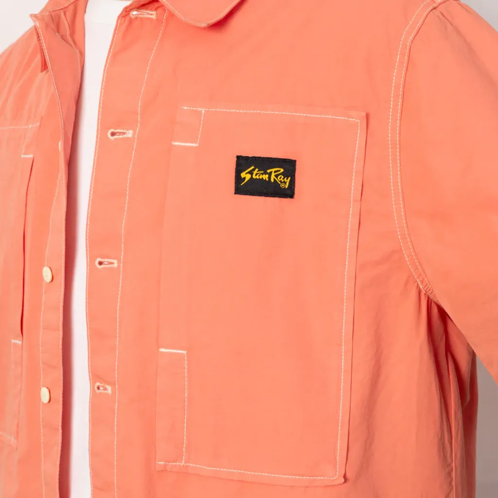 Shirts|Stan Ray S/S Painter Shirt - Washed Red Poplin