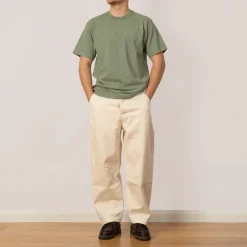 T-Shirts|Stone Island Stitch Logo T-Shirt - Sage (V0055)