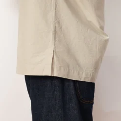 Shirts|MHL By Margaret Howell Storm Flap Shirt - Pale Stone