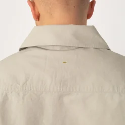 Shirts|MHL By Margaret Howell Storm Flap Shirt - Pale Stone