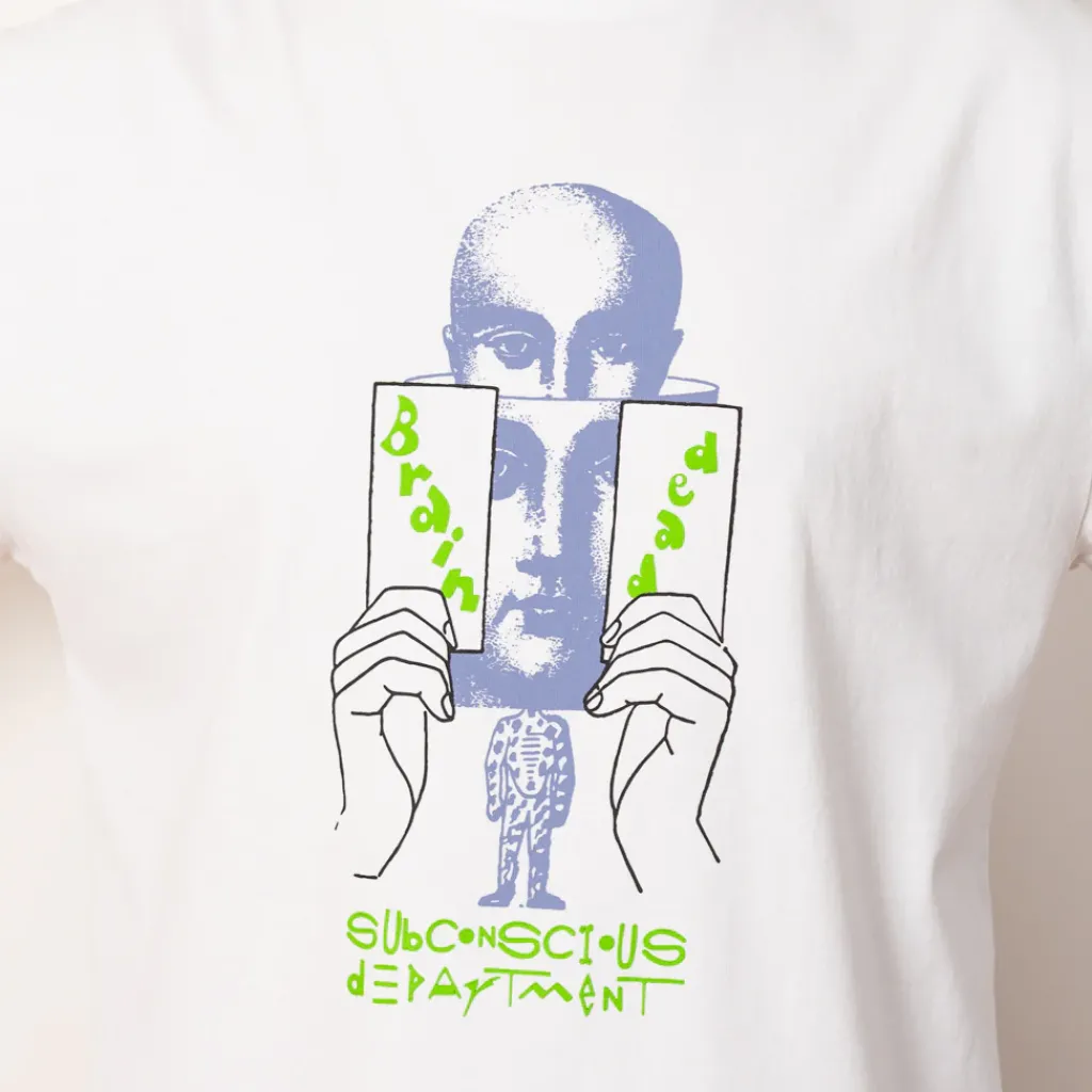 T-Shirts|Brain Dead Subconscious T-Shirt - White