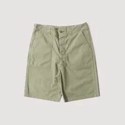 Trousers|OrSlow Summer Fatigue Short - Green