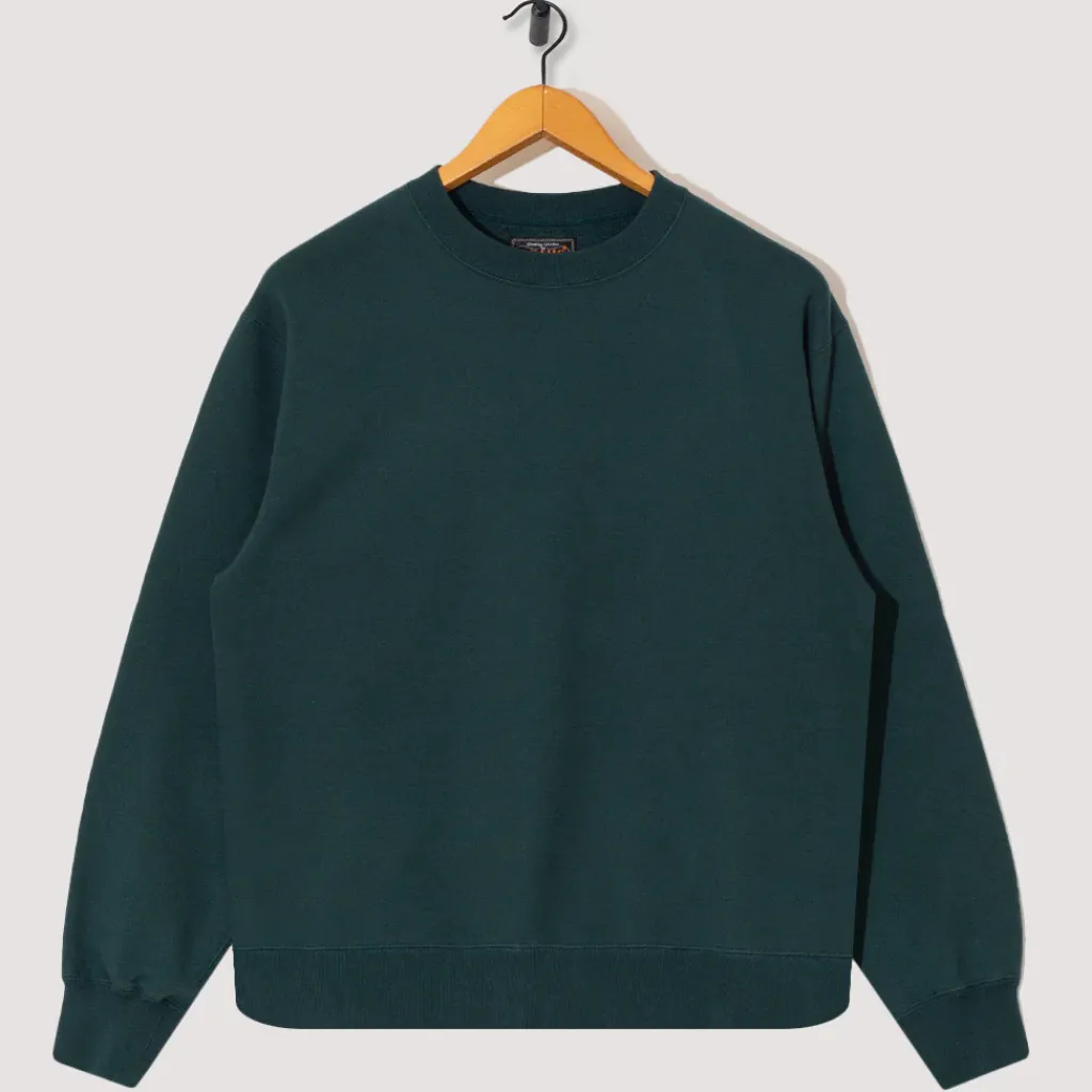 Sweatshirts|Beams Plus Sweat Crew - Dark Green