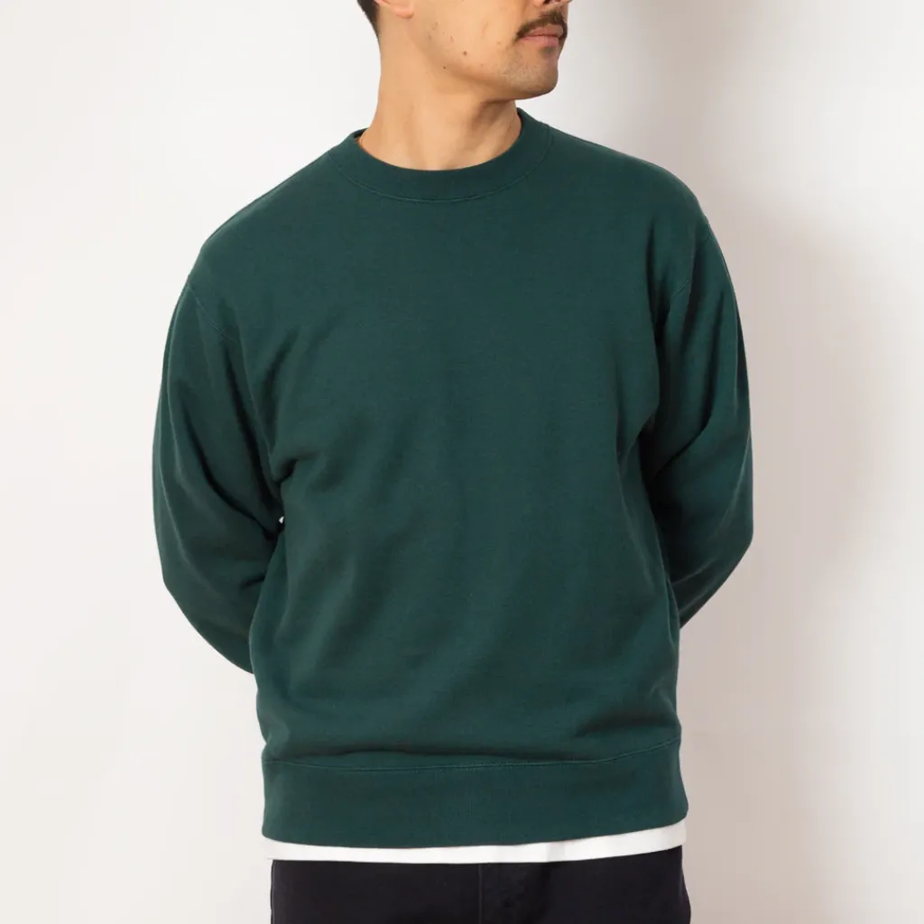 Sweatshirts|Beams Plus Sweat Crew - Dark Green