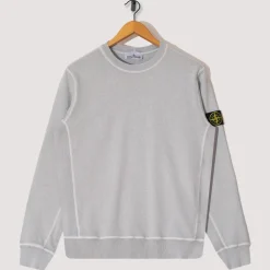 Sweatshirts|Stone Island Sweatshirt - Pearl Grey (V0161)