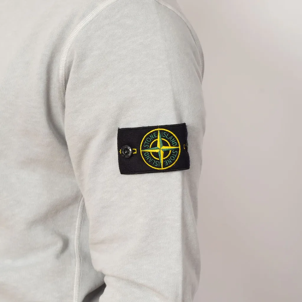Sweatshirts|Stone Island Sweatshirt - Pearl Grey (V0161)