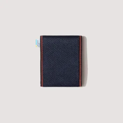Wallets|Beams Japan Takata Card Case - Navy/White