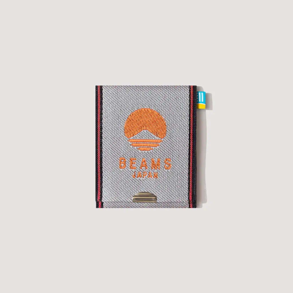 Wallets|Beams Japan Takata Card Case - White/Orange
