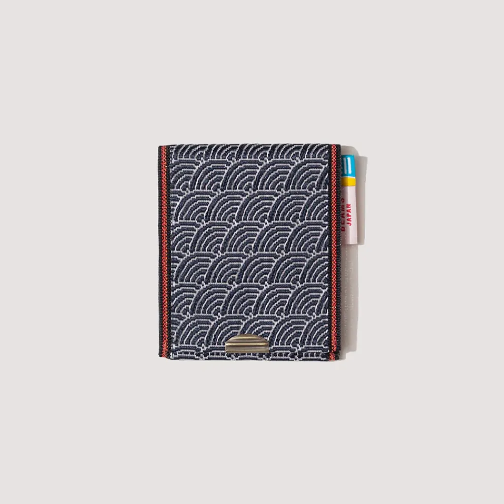 Wallets|Beams Japan Takata Tatami Coin Purse - Waves Navy