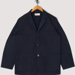 Jackets|Universal Works Three Button Jacket - Navy