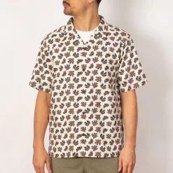 Shirts|Patagonia Tidal Threads Camp Shirt - Coral Wool White