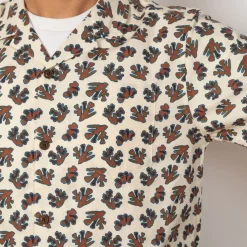 Shirts|Patagonia Tidal Threads Camp Shirt - Coral Wool White