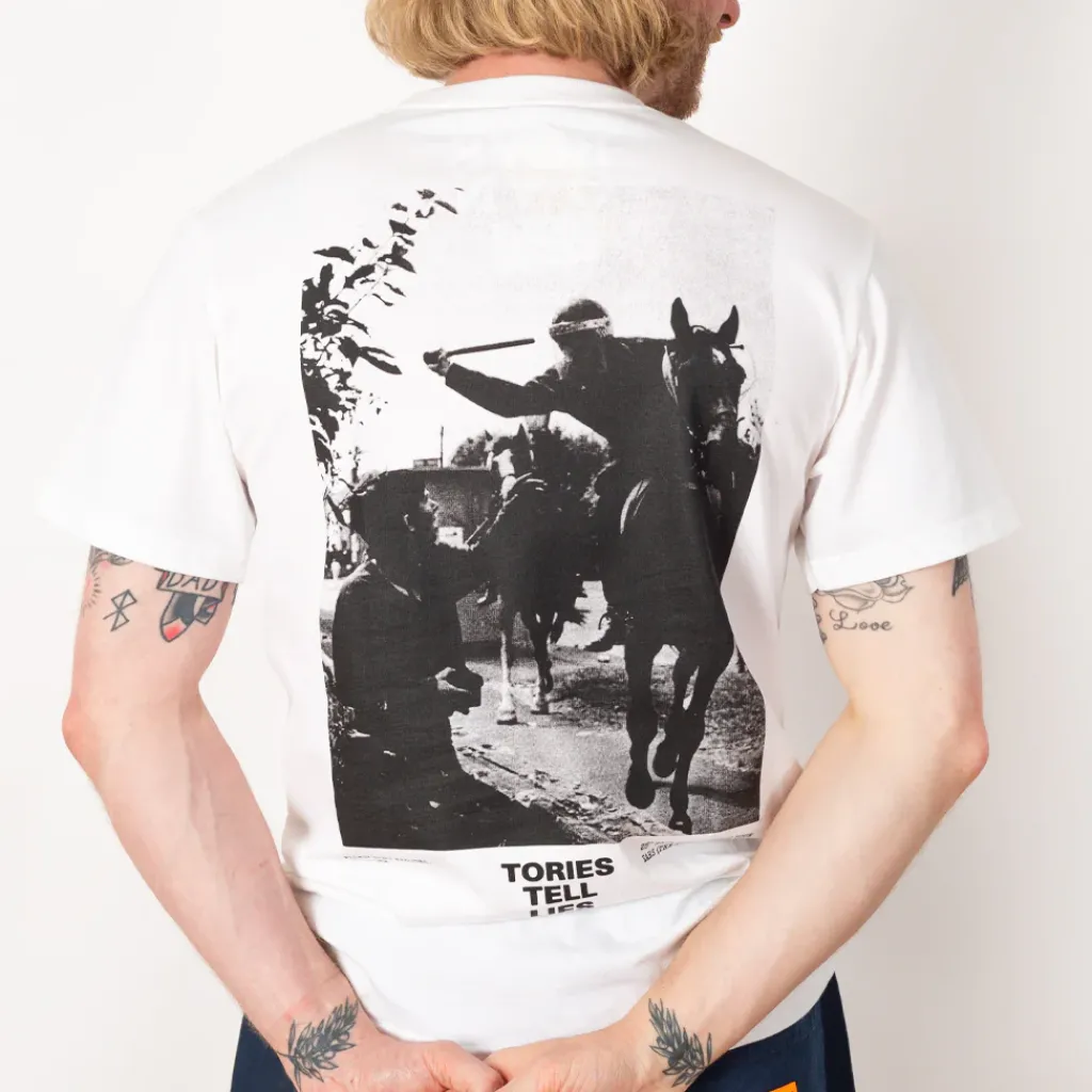 T-Shirts|Boy's Own Tories Tell Lies Tee - White