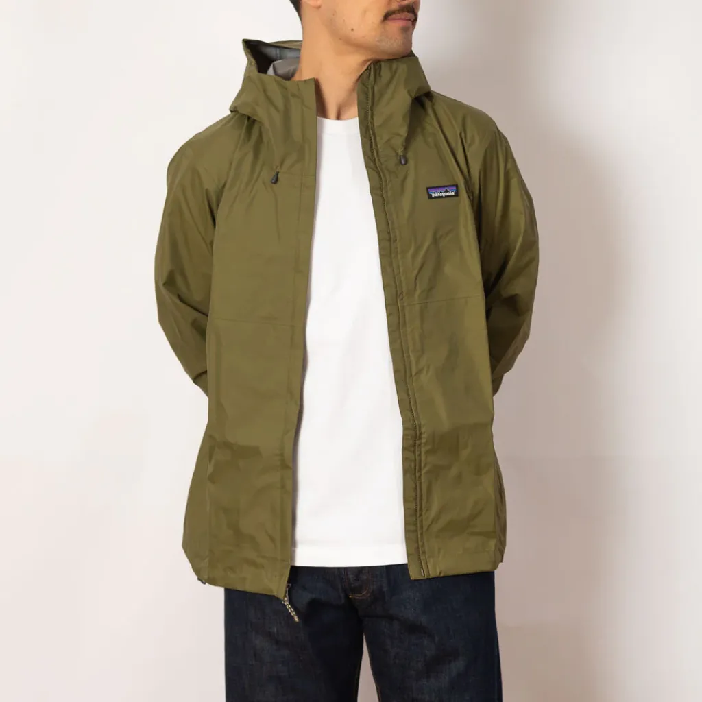 Jackets|Patagonia Torrent Shell 3L Rain Jacket - Tent Green