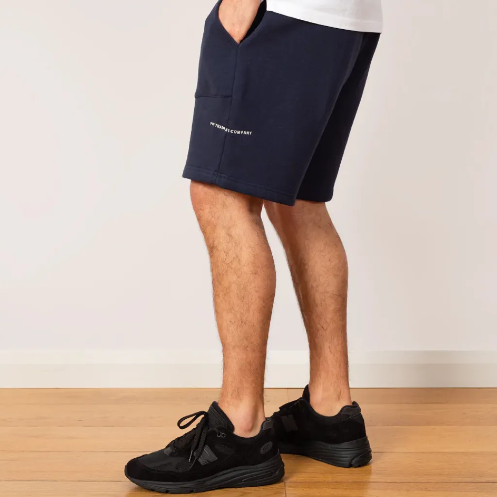 Shorts|Pop Trading Company Training Jogger Short - Navy