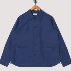 Shirts|Universal Works Travail Shirt - Blue