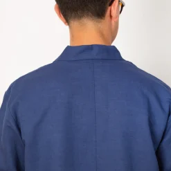 Shirts|Universal Works Travail Shirt - Blue