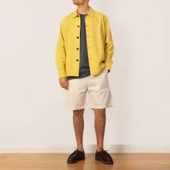 Shirts|Universal Works Travail Shirt - Lemon
