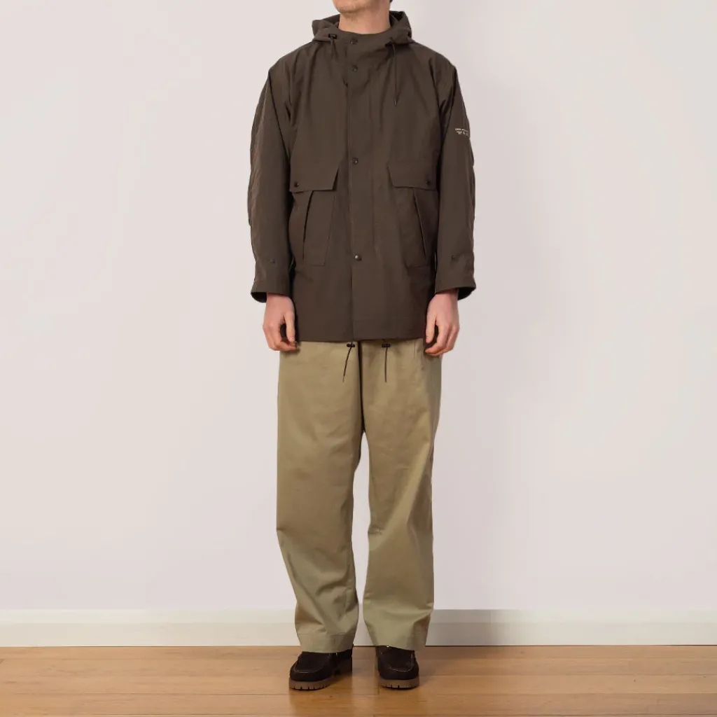 Jackets|Ends and Means Travel Half Parka - African Black