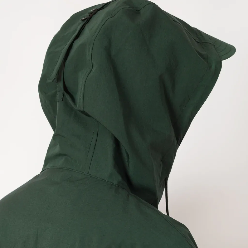 Jackets|Ends and Means Travel Half Parka - Woods Green