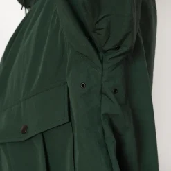 Jackets|Ends and Means Travel Half Parka - Woods Green