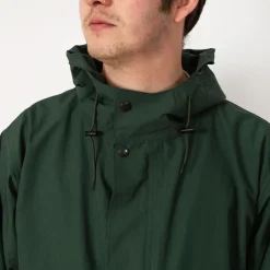 Jackets|Ends and Means Travel Half Parka - Woods Green