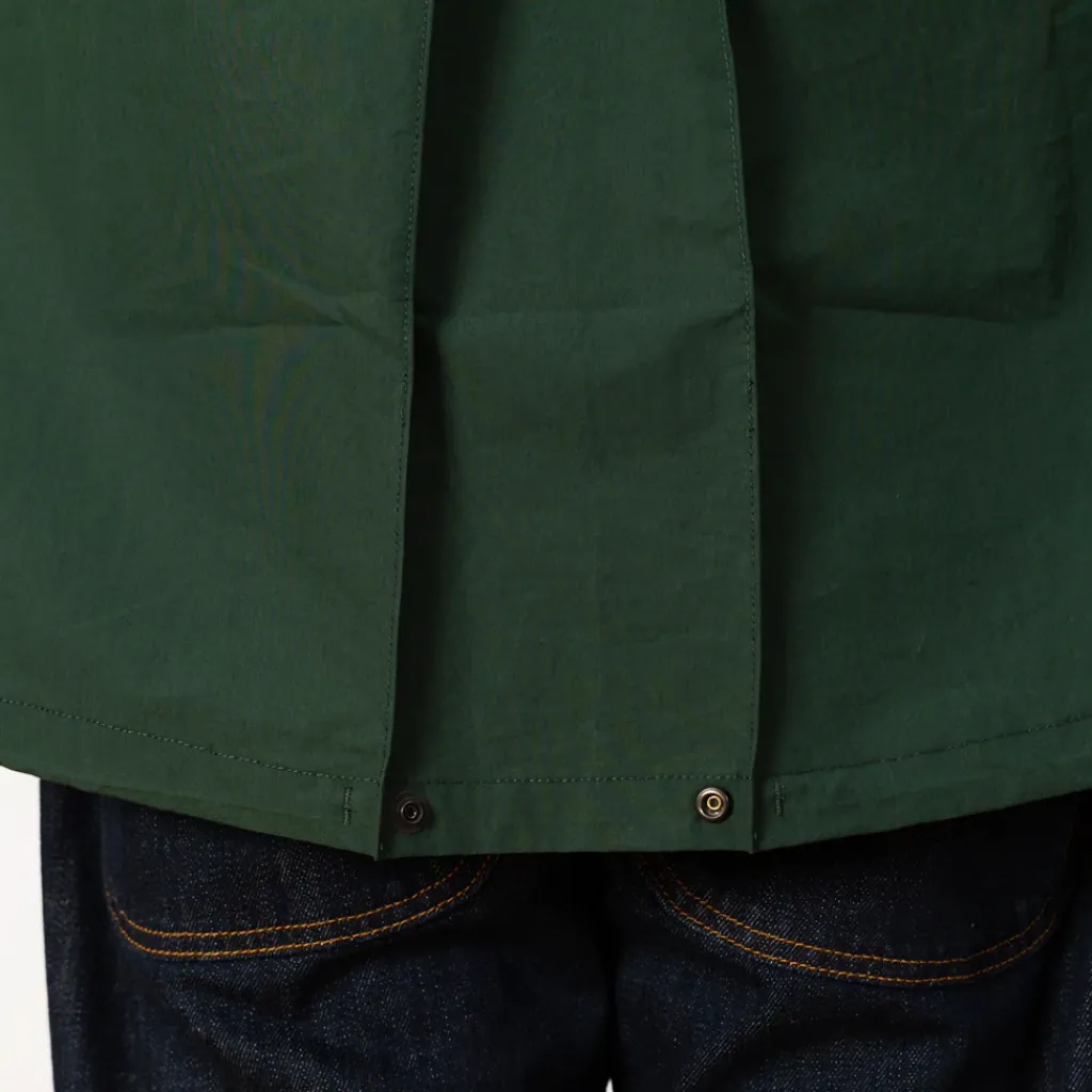 Jackets|Ends and Means Travel Half Parka - Woods Green