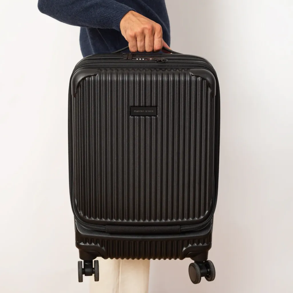 Bags|Master Piece Trolley Suitcase 34L - Black