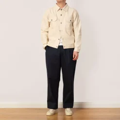 Jackets|Universal Works Trucker Jacket - Ecru