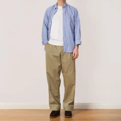 Trousers|Universal Works Twill Duke Pant - Stone