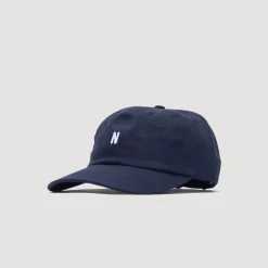 Headwear|Norse Projects Twill Sports Cap - Dark Navy