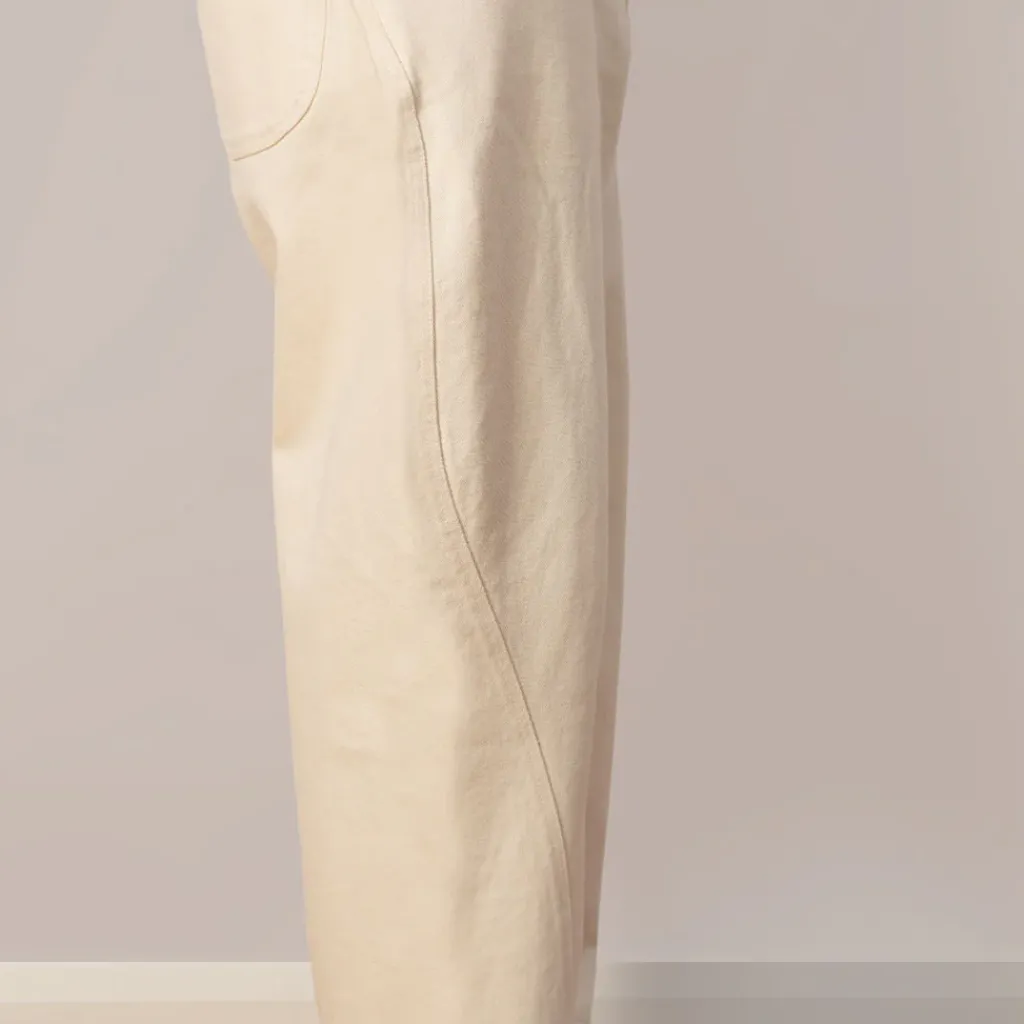 Trousers|You Must Create Twisted Trouser - Ecru