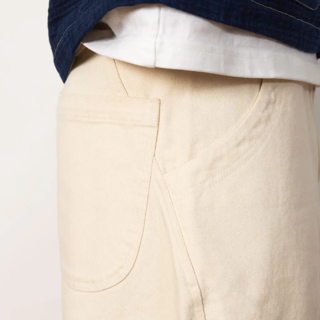 Trousers|You Must Create Twisted Trouser - Ecru