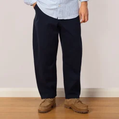 Trousers|You Must Create Twisted Trouser - Navy