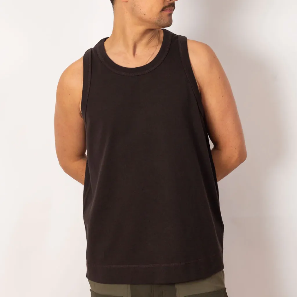 T-Shirts|MHL By Margaret Howell Vest - Dark Chocolate