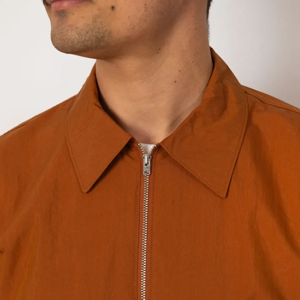 Shirts|NN07 Virgil Zip Shirt 5024 - Caramel