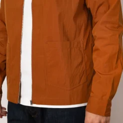 Shirts|NN07 Virgil Zip Shirt 5024 - Caramel