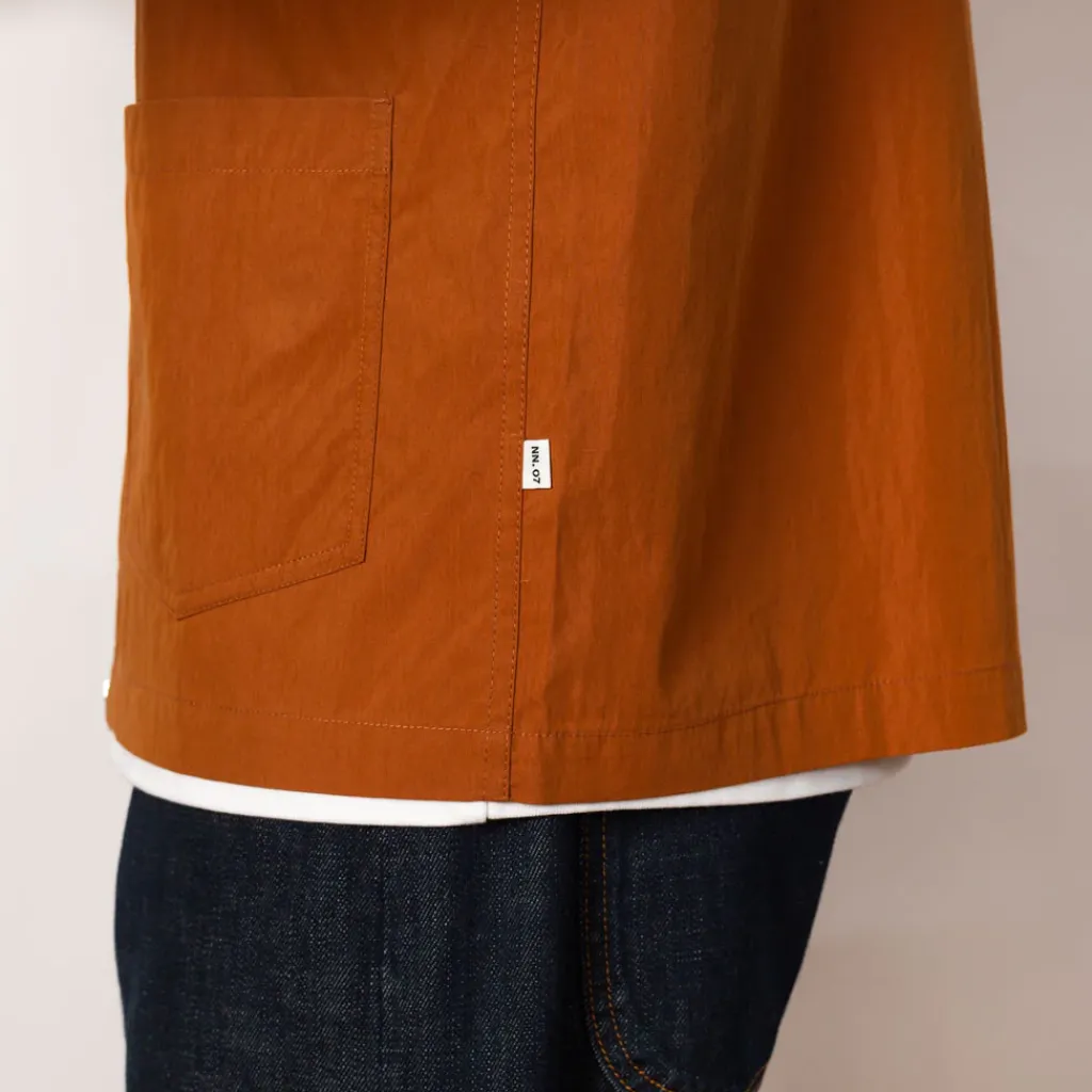 Shirts|NN07 Virgil Zip Shirt 5024 - Caramel