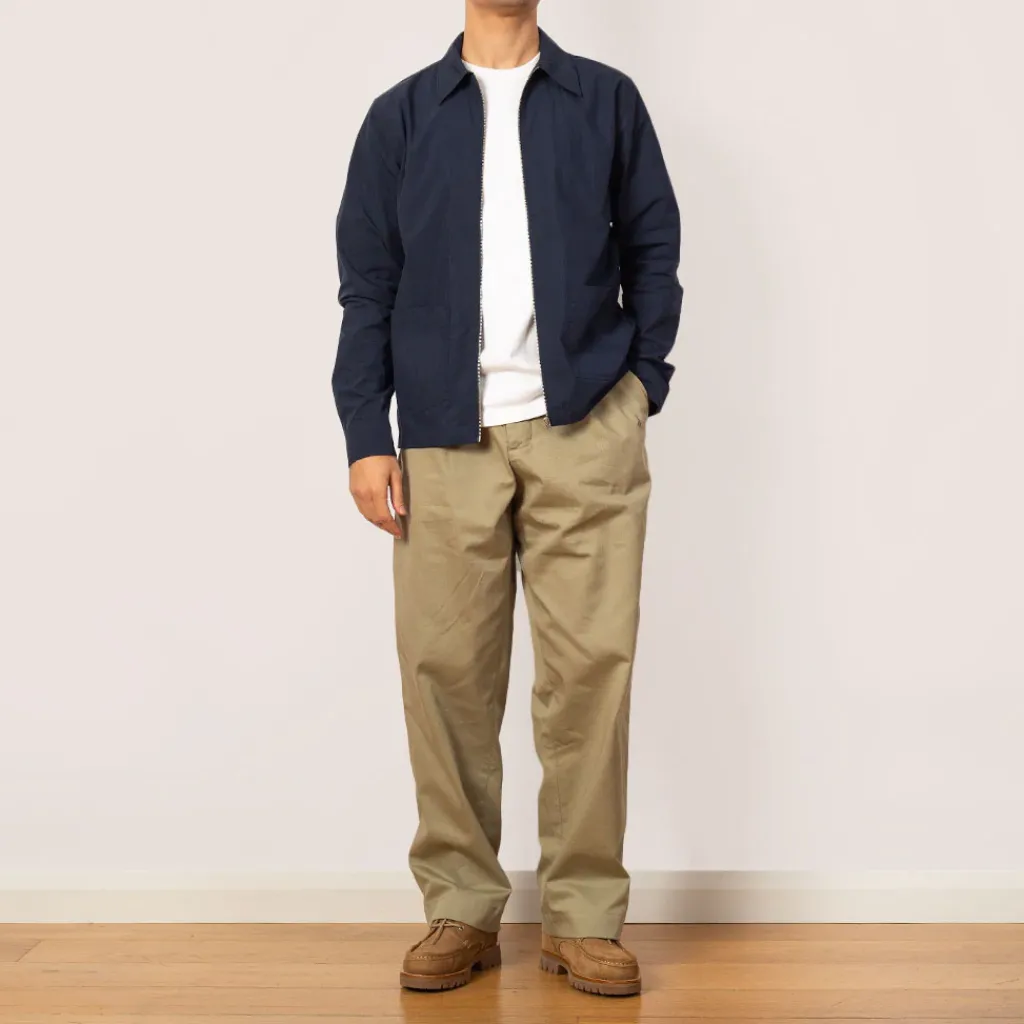 Shirts|NN07 Virgil Zip Shirt 5024 - Navy