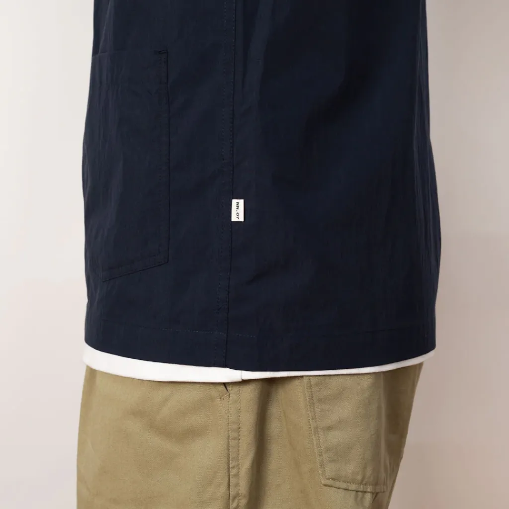 Shirts|NN07 Virgil Zip Shirt 5024 - Navy