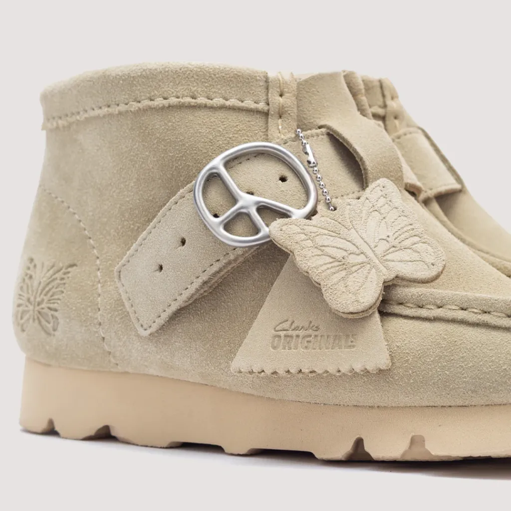 Footwear|Clarks X Needles Wallabee Strap Boot - Maple Suede