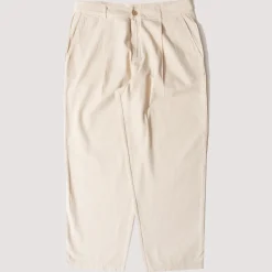 Trousers|Folk Wide Fit Trouser - Pumice Herringbone