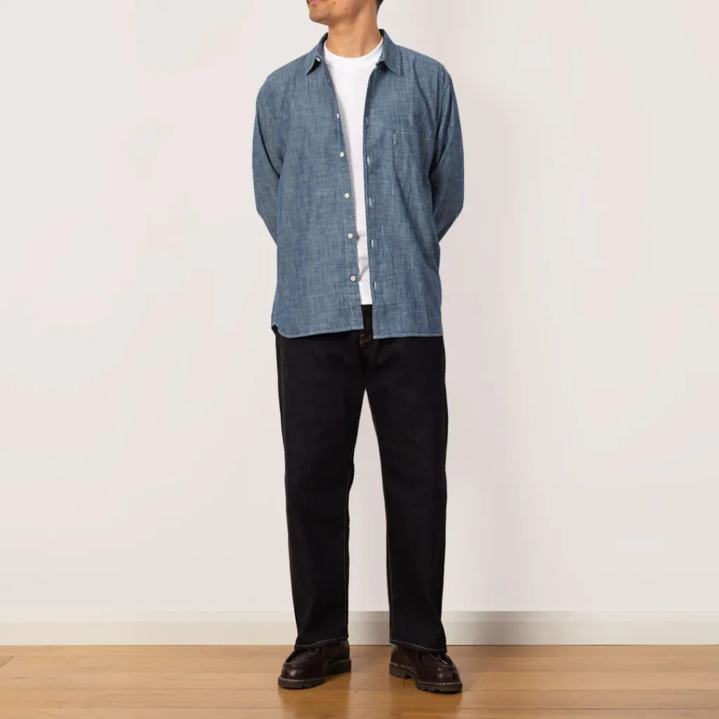 Jeans|Hatski Wide Taper Jean - Rinse