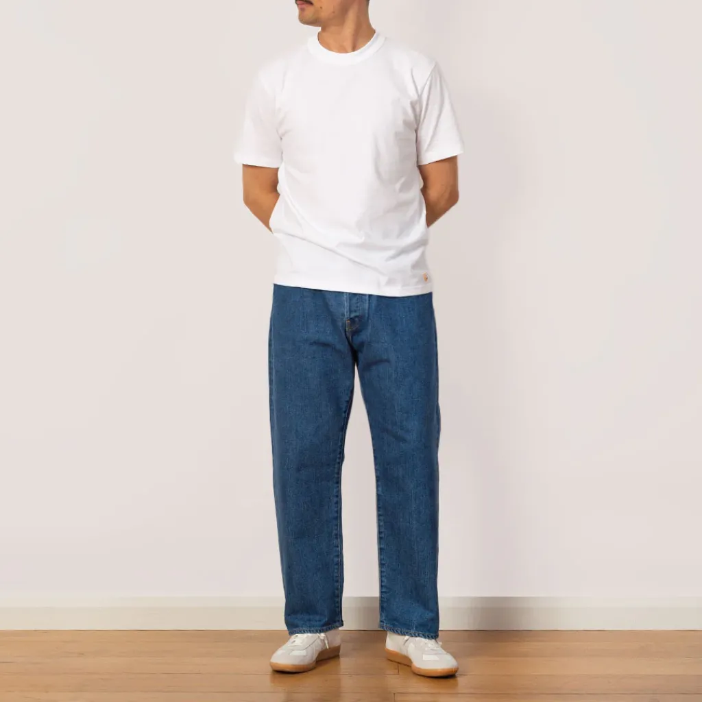 Jeans|Hatski Wide Taper Jean - Wash