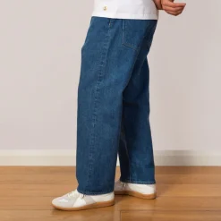 Jeans|Hatski Wide Taper Jean - Wash