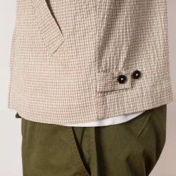 Jackets|Universal Works Windcheater Jacket - Ecru/Sand