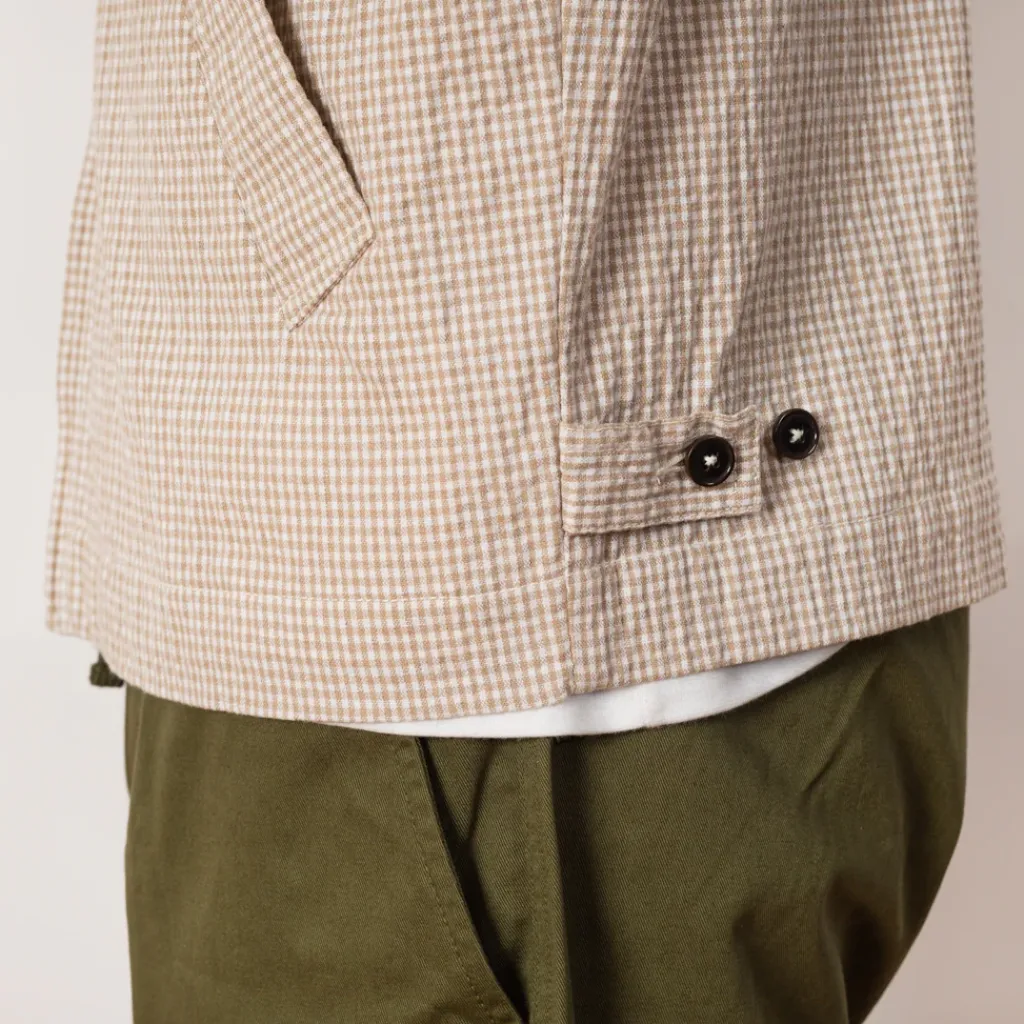 Jackets|Universal Works Windcheater Jacket - Ecru/Sand