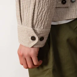 Jackets|Universal Works Windcheater Jacket - Ecru/Sand